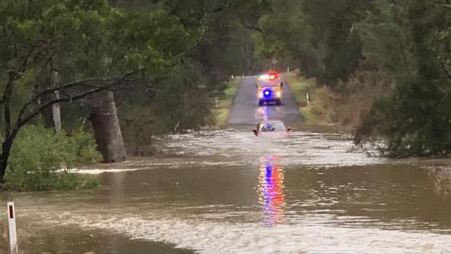 Flooding at Ellesmere in the South Burnett region. Photo/Jasmin Lea Hobbs