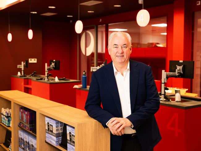 **EXCLUSIVE TO NETWORK** NO NEWS.COM.AU**, Australia Post CEO Paul Graham inside its newly refurbished and designed community hub at the post office in Orange, NSW. Picture: Supplied ,