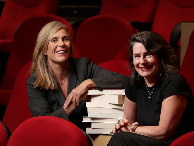 Journalist Caroline Overington and Head of Fiction Publishing, Catherine Milne ahead of announcing a new literary prize for Fiction. Jane Dempster/The Australian