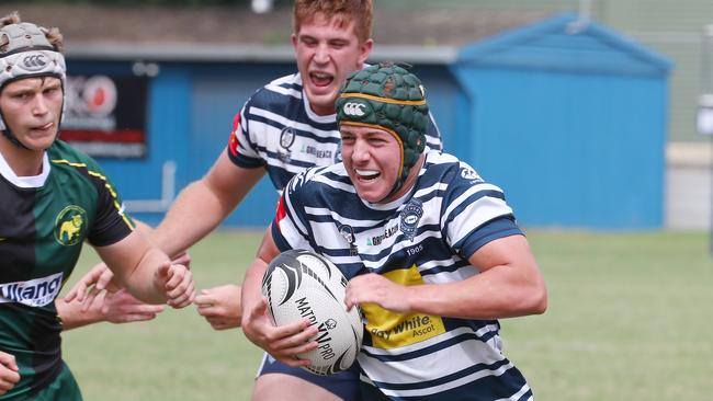 Brothers Harry Grant during the Colts 1 rugby union match between Brothers and Wests. Picture: Tertius Pickard