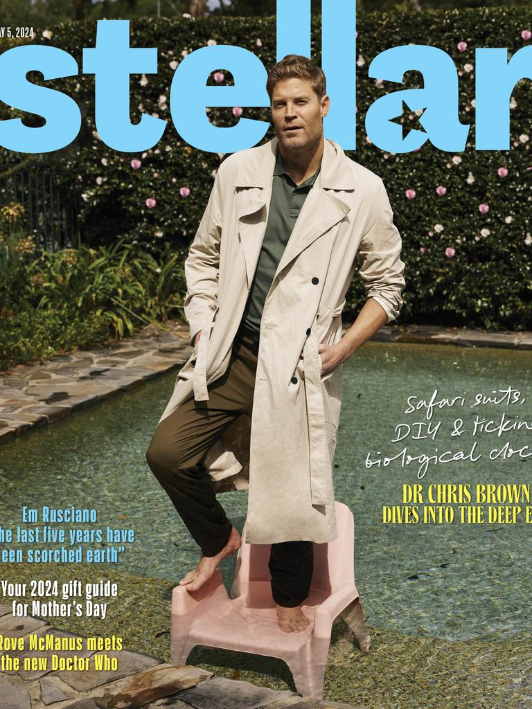 Dr Chris Brown is this Sunday’s Stellar cover star. Picture: Daniel Nadel for Stellar