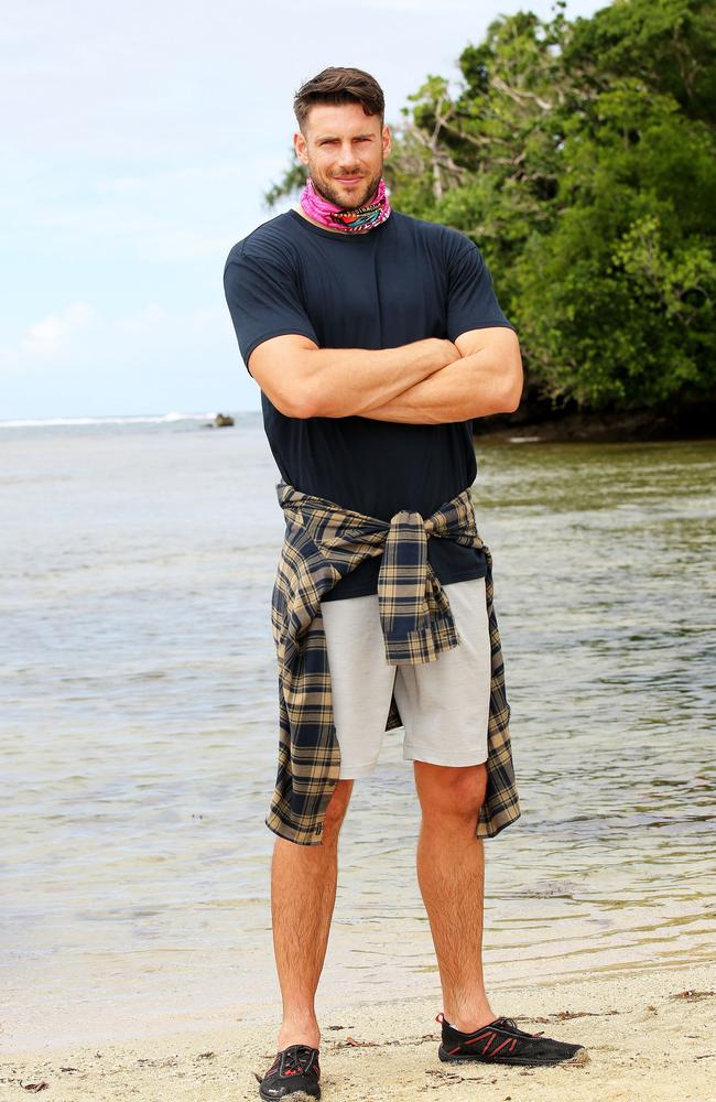 Shaun Hampson firmly believes he belongs with the Contenders on Survivor 2019. Picture: Nigel Wright/Channel 10.