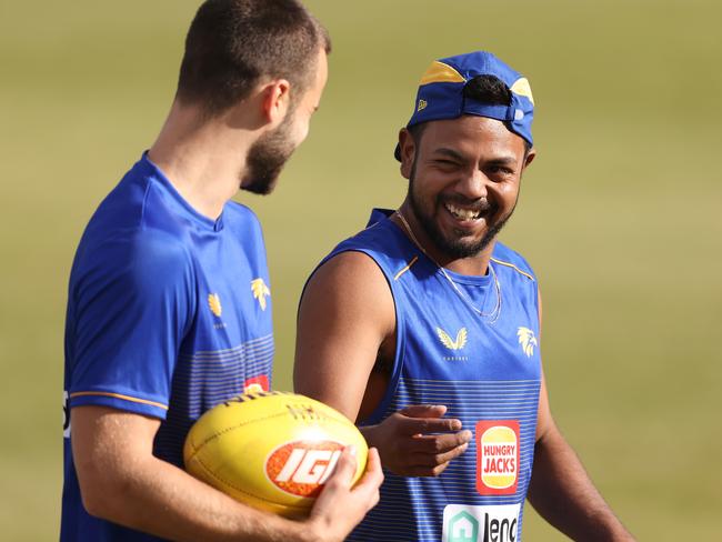 Willie Rioli Jr missed out on a return to the West Coast side due to a hamstring injury but his father has said he will return better than ever in 2022. Photo: Paul Kane/Getty Images