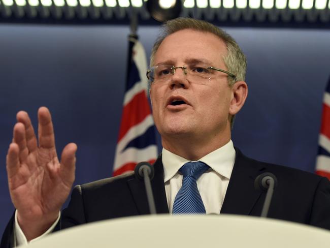 Immigration Minister Scott Morrison. Picture: AFP Photo/William West