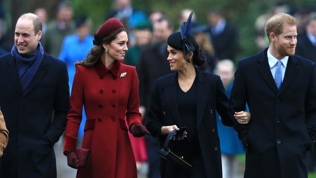 The “Fab Four” will reunite tomorrow at St Paul’s Cathedral for Her Majesty’s Service of Thanksgiving. Picture: Stephen Pond/Getty Images