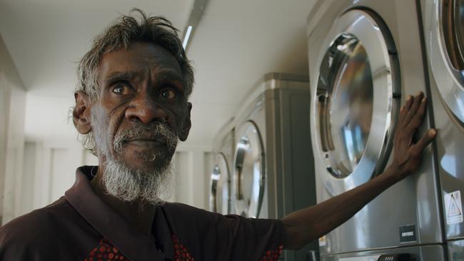 Barunga Laundry’s Freeie Scrubby in the Katherine region business staffed entirely by Aboriginal people. Picture: Northern Territory Primary Health Network