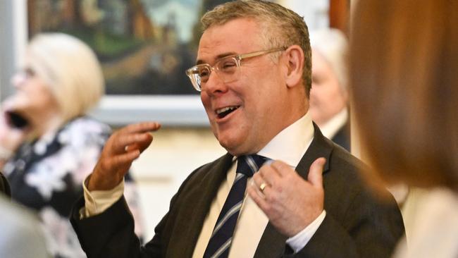 CANBERRA, AUSTRALIA  - NewsWire Photos - May 13, 2025: XYZ Murray Watt at the swearing-in ceremony at Government House, Canberra. Picture: NewsWire / Martin Ollman