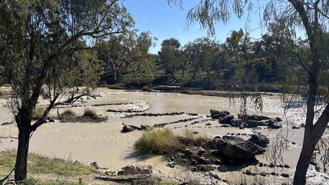 Aboriginal fish traps at Brewarrina, NSW. Picture: Penny Hunter