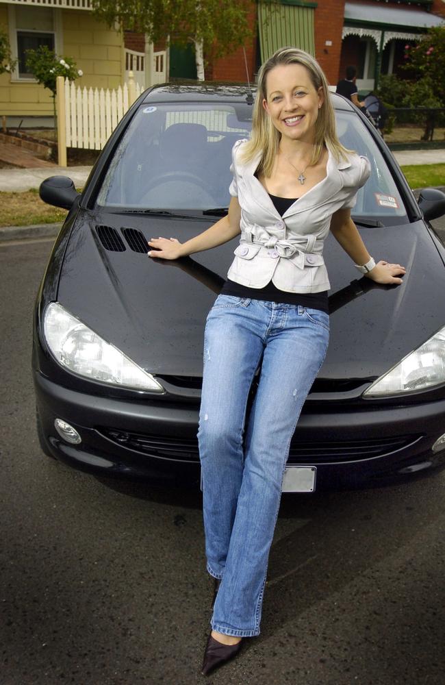 Carrie Bickmore in 2007 as she started to make a name i the industry.