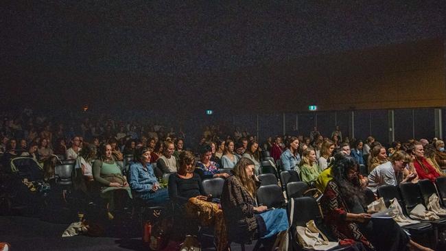 The crowd at the Birth Trauma Awareness Event at Lennox Head Cultural Centre.