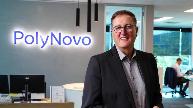 Paul Brennan is the CEO of PolyNovo, which has been supplying fake skin to bushfire victims, NZ volcano victims as well as leading US hospitals. Picture: Aaron Francis