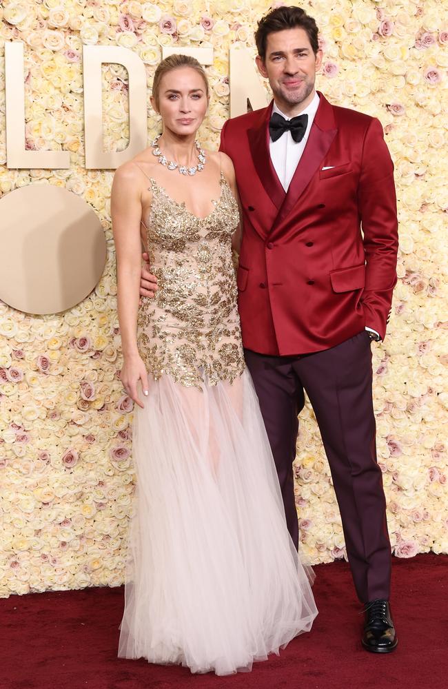 The couple made a glam entrance on the red carpet. Picture: Amy Sussman/Getty Images