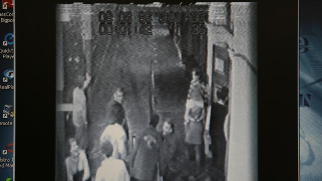 CCTV footage shows Jane Rimmer outside of the Continental Hotel in Claremont on June 9, 1996 — the night she disappeared. Picture: News Corp Australia