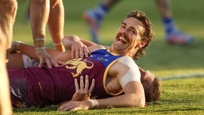 Brisbane's Joe Daniher was back to his best against North. Photo: Phil Hillyard.