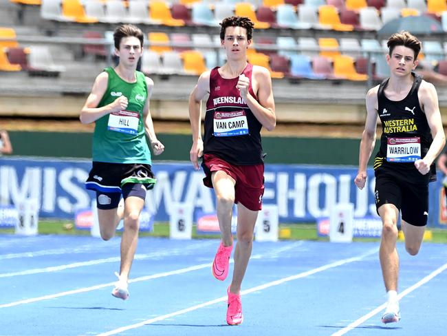 Tate Van CampAustralian All Schools track and field championships in Brisbane. Saturday December 7, 2024. Picture John Gass