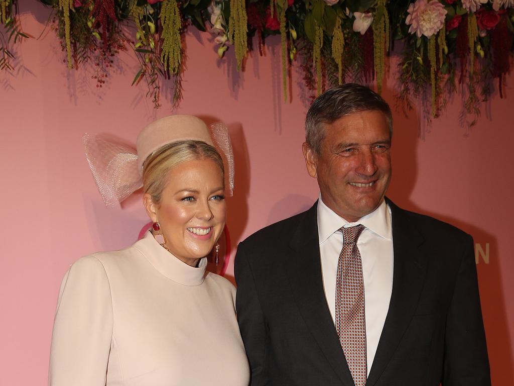 Samantha Armytage and her husband Richard Lavender married in 2020. Picture: David Swift