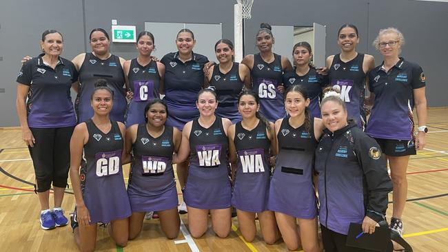 Sharon Finnan-White's First Nations Academy of Excellence Roos won their first game of Premier League netball in Townsville, beating Neptunes 52-39 after the team's predecessor went winless in 2023. Picture: Patrick Woods