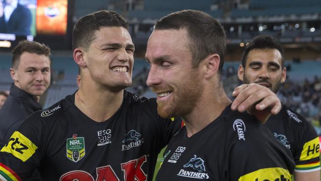 Nathan Cleary and James Maloney had strong individual seasons, but at times failed to gel as a halves pairing. (AAP Image/Craig Golding)