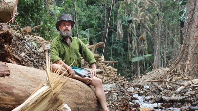 Cape Tribulation resident Rastah Rusch couldn’t leave town for months after ex-Tropical Cyclone Jasper. Without a four-wheel-drive, Mr Rusch had no way to leave the community.