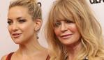 Kate Hudson and Goldie Hawn pose for photographers upon arrival at the Glamour Women Of The Year Awards in London, Tuesday, 2 June, 2015. (Photo by Joel Ryan/Invision/AP)