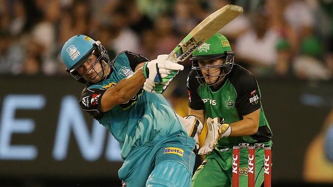 Joe Burns led the Heat to a big seven-wicket win over the Melbourne Stars.