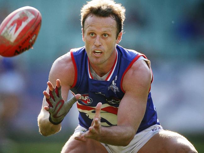 Footballer Chris Grant.AFL football - Richmond vs Western Bulldogs match at MCG 06 Aug 2006. a/ct