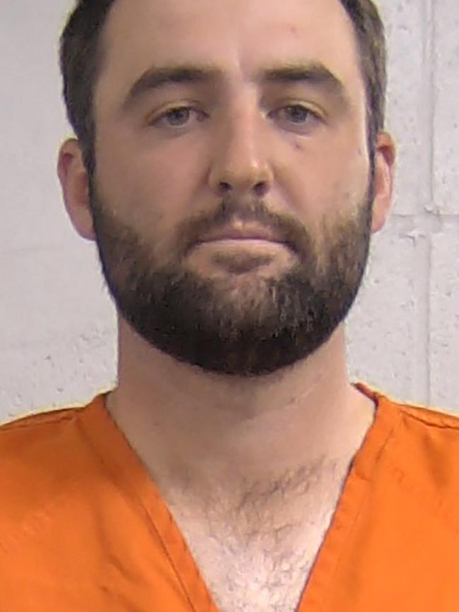 Police photo of golfer Scottie Scheffler after his Louisville arrest. (Photo by Handout / Louisville Department of Corrections / AFP)