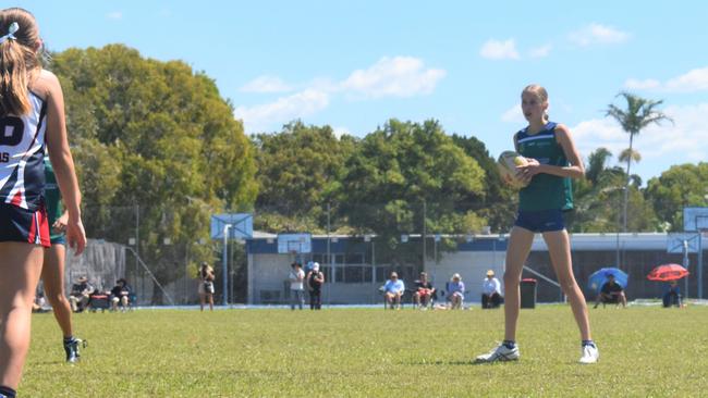 U14 Girls Brisbane Cobras vs Sydney Scorpions at the National Youth Touch Football Championships, Kawana 2022. Picture: Eddie Franklin