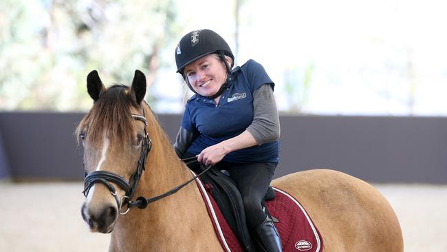 Bridget Murphy is a para equestrian who is trying to make the Tokyo 2020 team. Picture: Andy Rogers