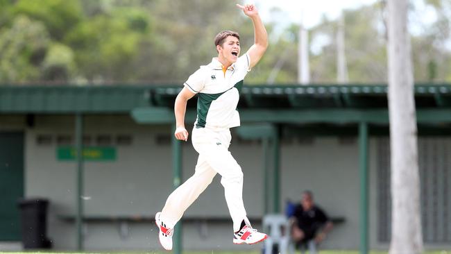 Cameron Bukowski playing First XI for Villa. Picture by Richard Gosling