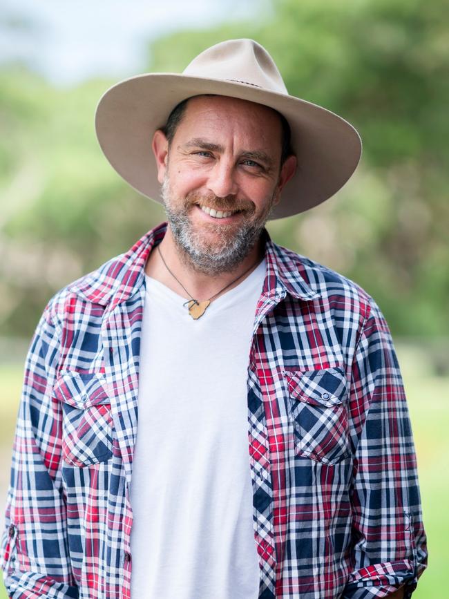 Farmer Wants A Wife contestant Nick Onassis who owns a vineyard in the stunning Tamar Valley, near Launceston.