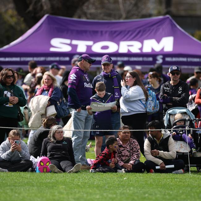 Storm fans at Gosch's Paddock. Picture: Daniel Pockett/Getty Images