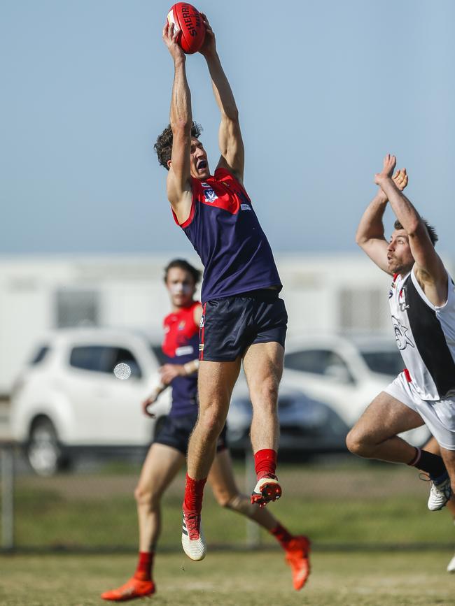 Mt Eliza forward Jordan Moncrieff will travel overseas after Round 12. Picture: Valeriu Campan