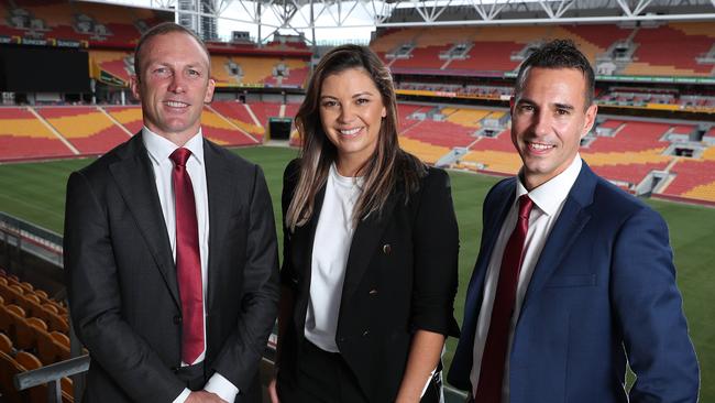 Darren Lockyer, Yvonne Sampson and Peter Badel will all be at the season launch. Picture: Liam Kidston