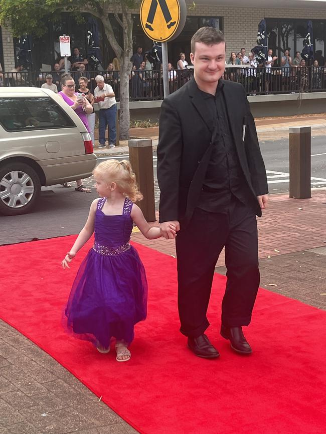 The students arrive at Urangan State High School's formal.