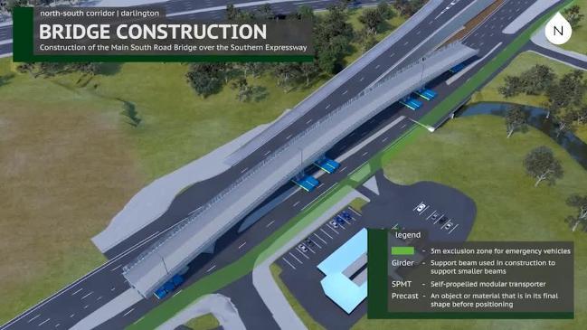 Bridges to be transported for the Darlington Upgrade Project