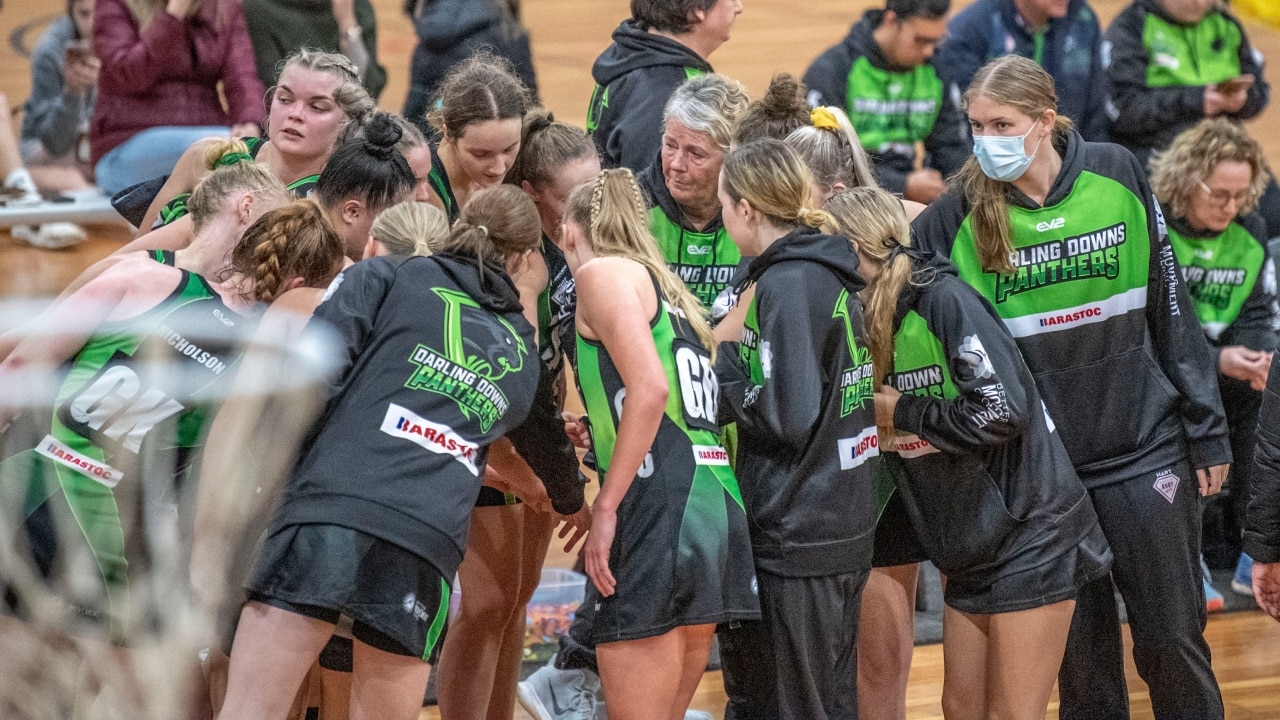 Darling Downs Panthers vs Wildcats Ruby. HART Ruby Series netball. Sunday, May 22, 2022. Picture: Nev Madsen.