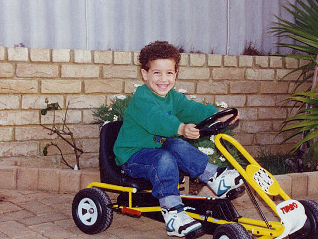 Racing was in Daniel Ricciardo’s blood from a very young age.