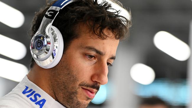 Daniel Ricciardo has had a tough start to his time at VISA Cash App RB. (Photo by Rudy Carezzevoli/Getty Images)