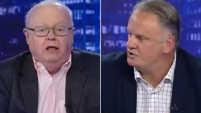 Graham Richardson and Mark Latham on Paul Murray Live. Picture: Supplied