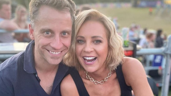 Chris Walker and ex-partner Carrie Bickmore. Picture: Instagram