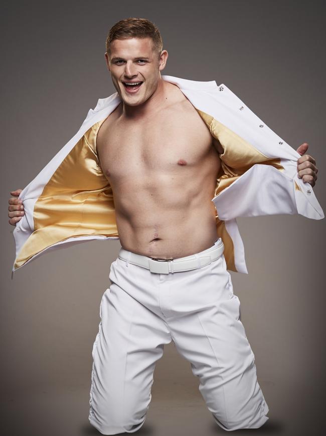 George Burgess in The All New Monty. Picture: Seven