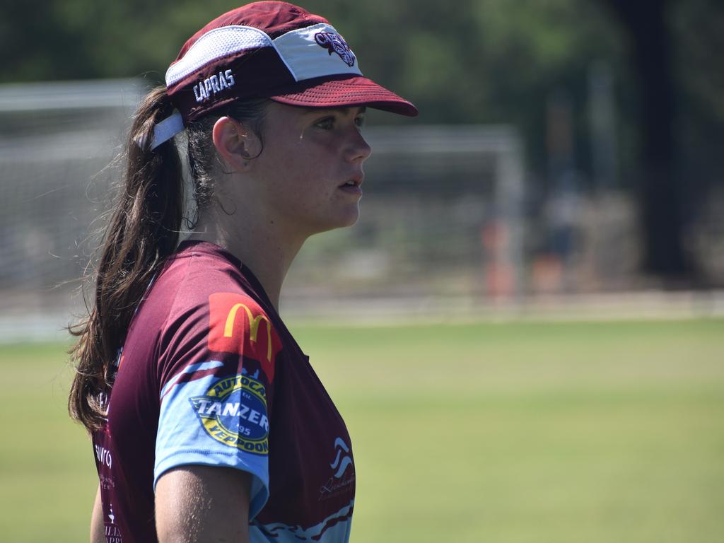 CQ Capras under-17 girls squad at pre-season training at Emmaus College, Rockhampton, on January 18, 2025.
