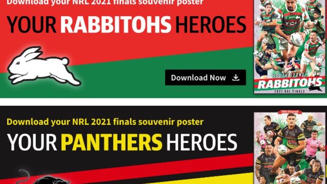 NRL Grand Final souvenirs