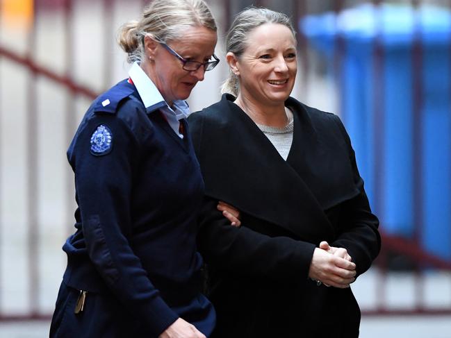 Lindholm is led into court in 2019. Picture: AAP