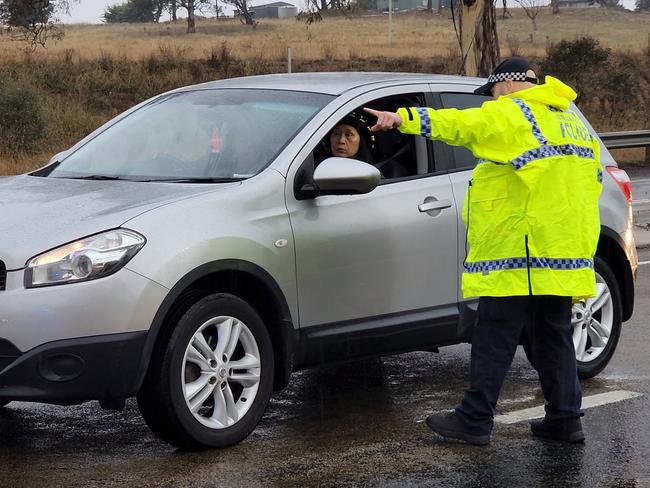 Holiday traffic was held up while the crash site was investigated and cleared. Picture: OnScene ACT