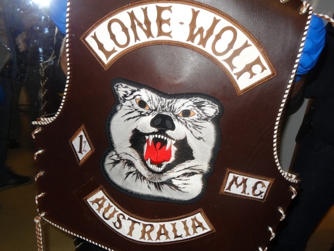 Jordan Curry is a member of the Lone Wolf Motorcycle Club. Picture: NSW Police