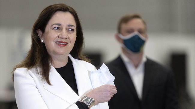 Queensland Premier Annastacia Palaszczuk began receiving the polling in May last year to help her make decisions. Picture: Sarah Marshall