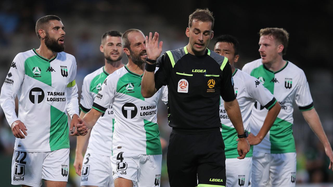 Western United were left fuming over a red card to veteran Andrew Durante.