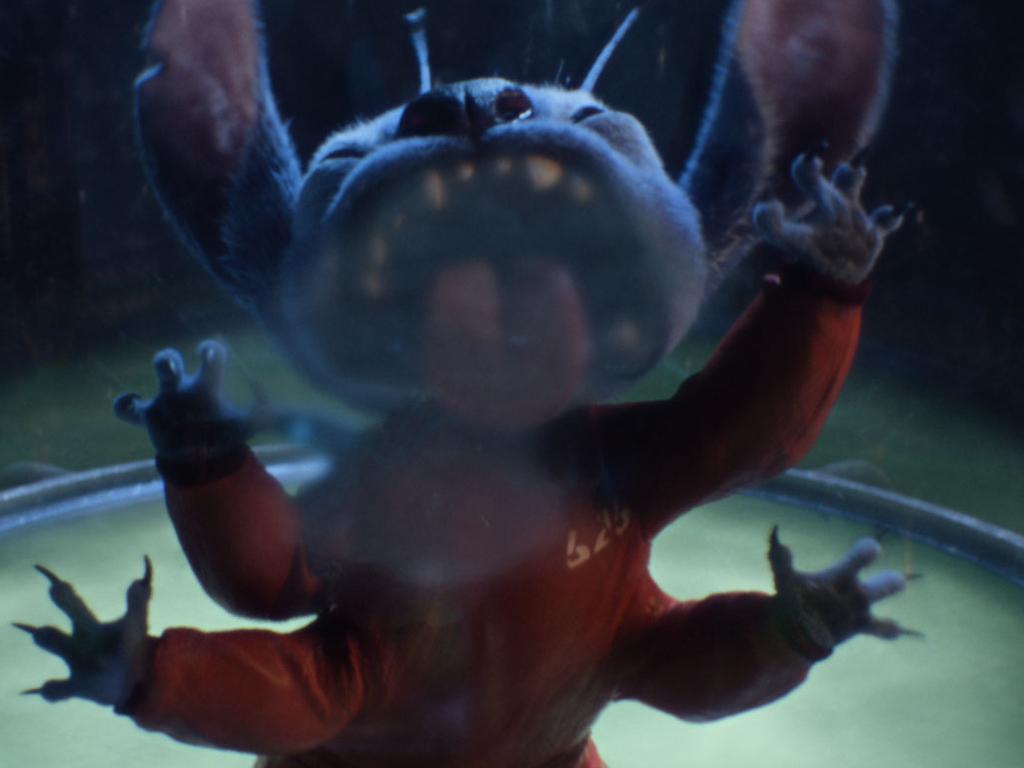 Trouble-magnet alien Stitch in Lilo & Stitch.